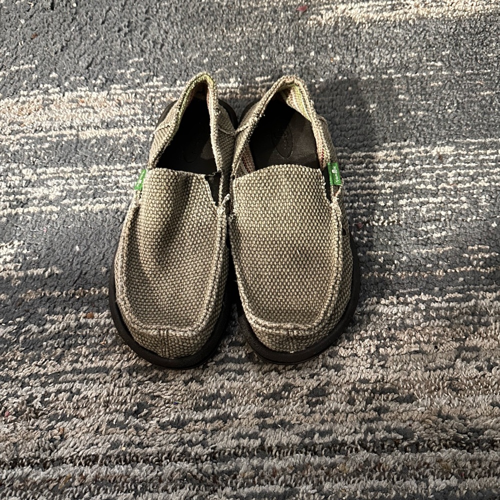 Boys Sanuk Sidewalk Surfer size 3